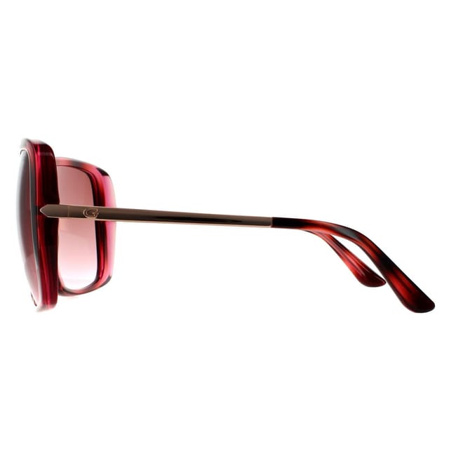 Guess Guess Women's Square Tortoise Pink Pink Gradient Sunglasses - 3