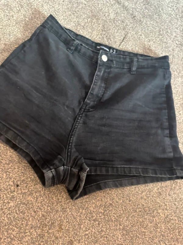 PrettyLittleThing Pretty little thing Cute black denim festival party holiday beach same day post