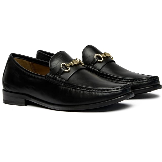 WALK LONDON Walk London Men's Tino Trim Shoes in Black - 2
