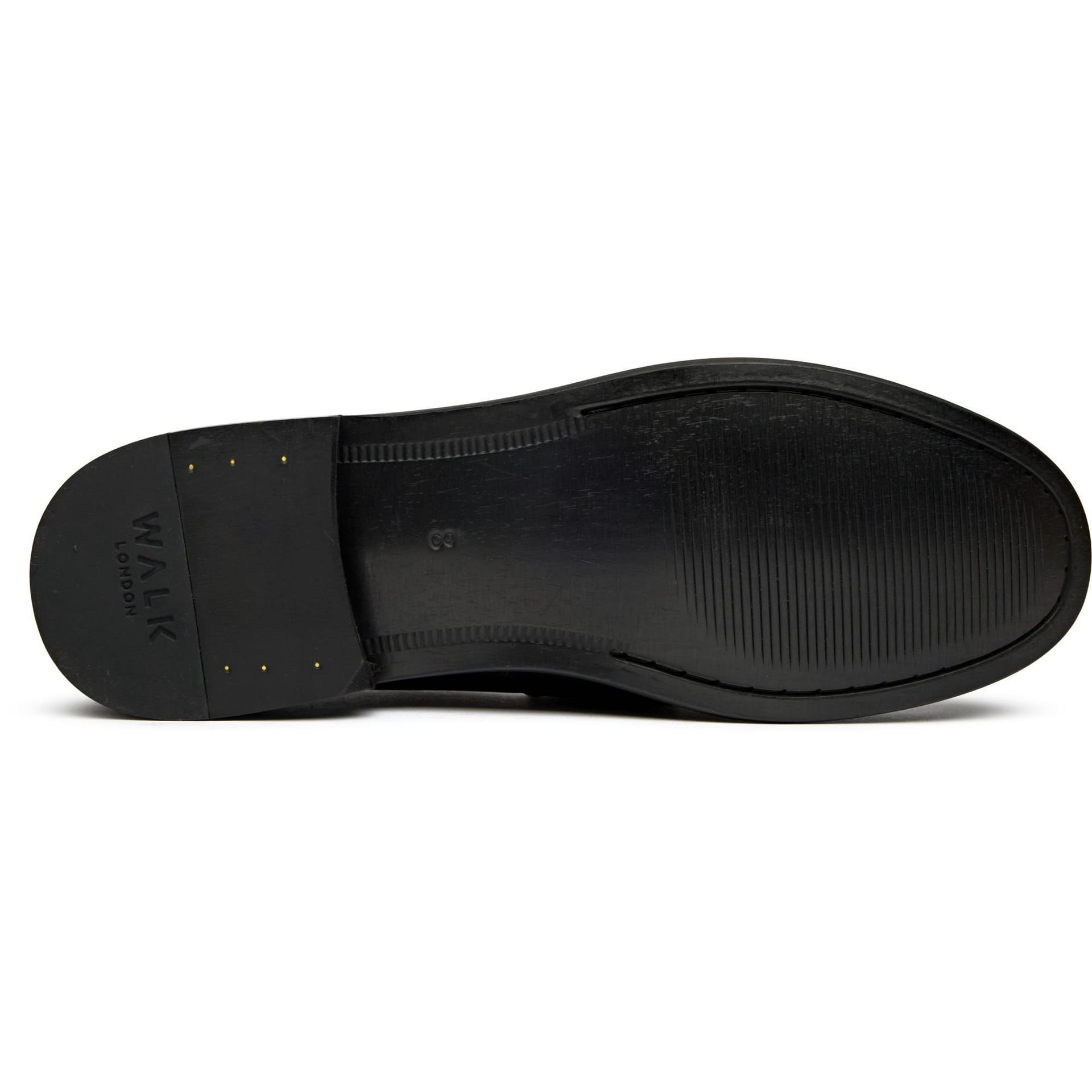 WALK LONDON Walk London Men's Tino Trim Shoes in Black - 4