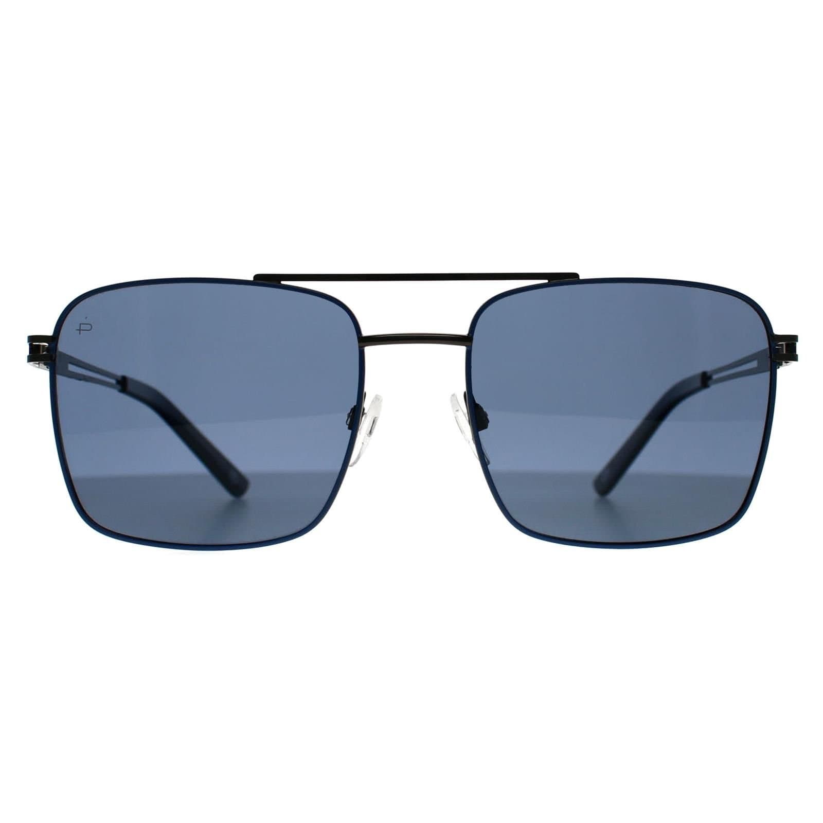 Prive Revaux Prive Revaux Men's Square Gunmetal Blue Future in Grey
