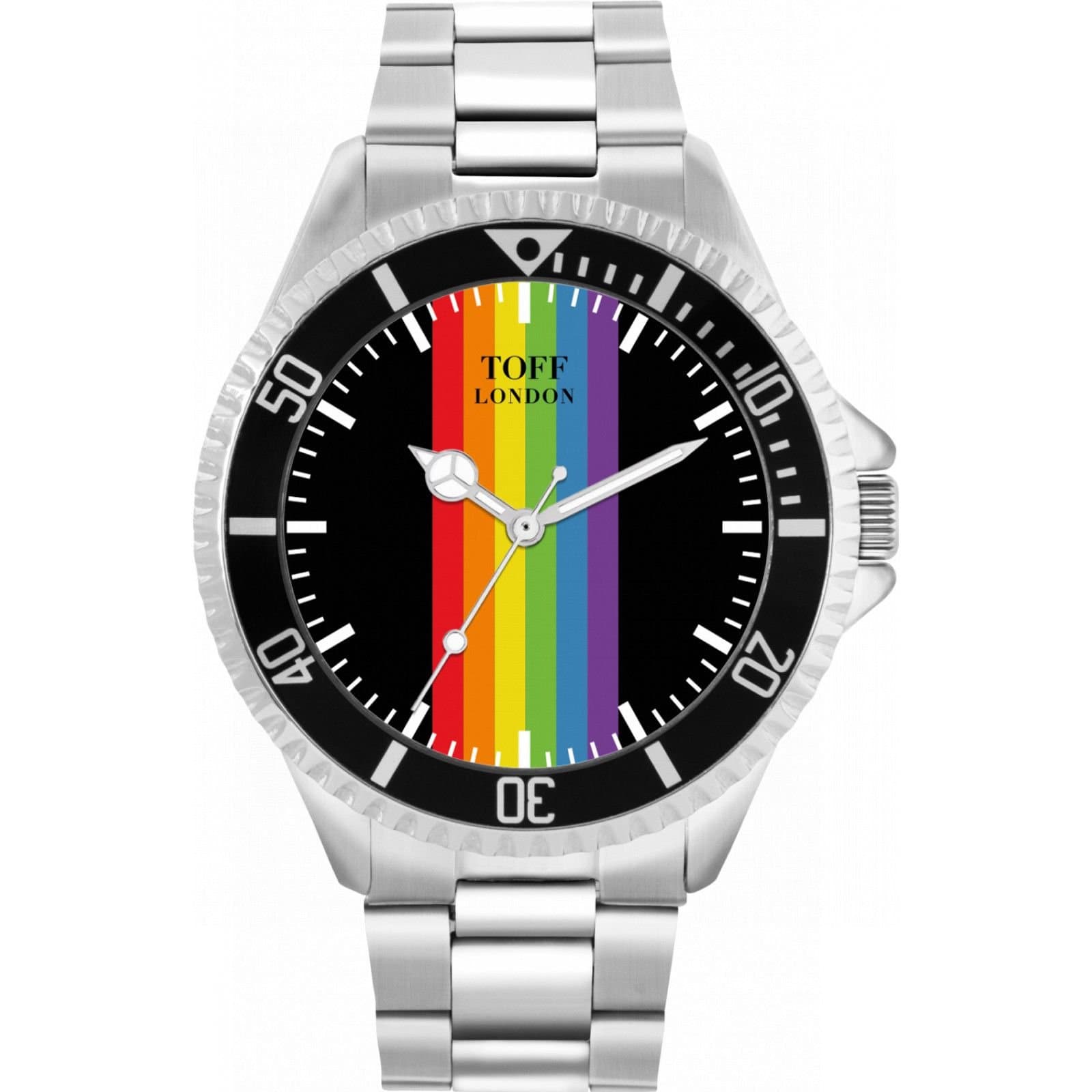 Toff London Toff London Men's Pride Watch in Silver