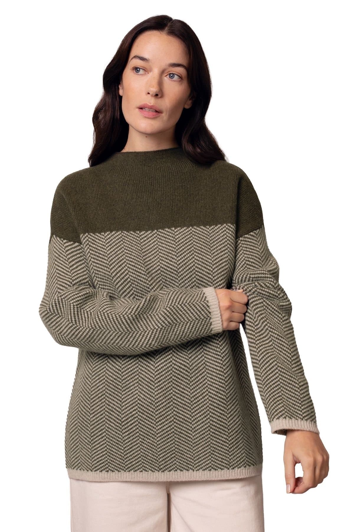 Celtic & Co Celtic & Co Women's Felted Funnel Neck Sweater