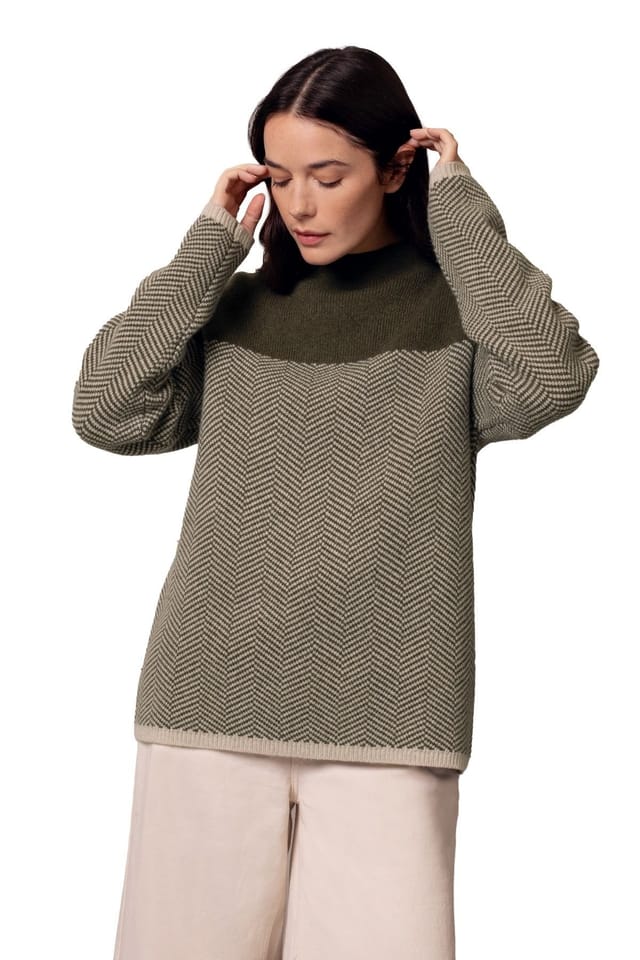 Celtic & Co Celtic & Co Women's Felted Funnel Neck Sweater - 2