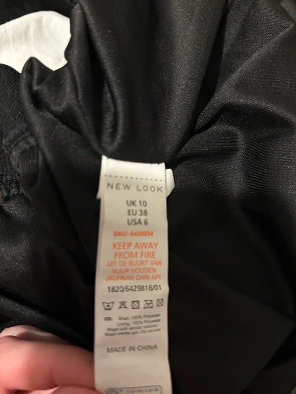 New Look Black Long Tulle Skirt