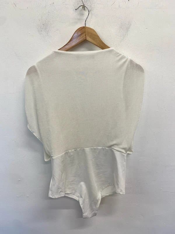 Karen Millen Lovely Karen Millen white bodysuit UK 12 LN001