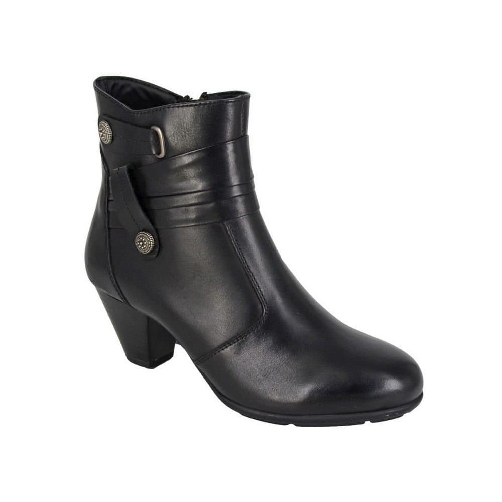 Cipriata Cipriata Women's Claretta Leather Ankle Boots in Black