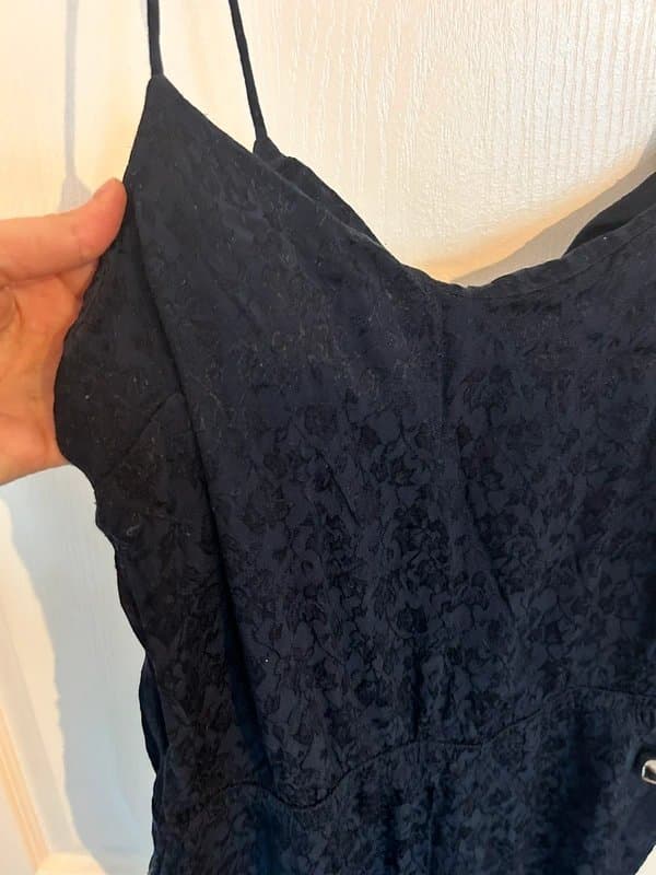 Topshop navy blue topshop jumpsuit