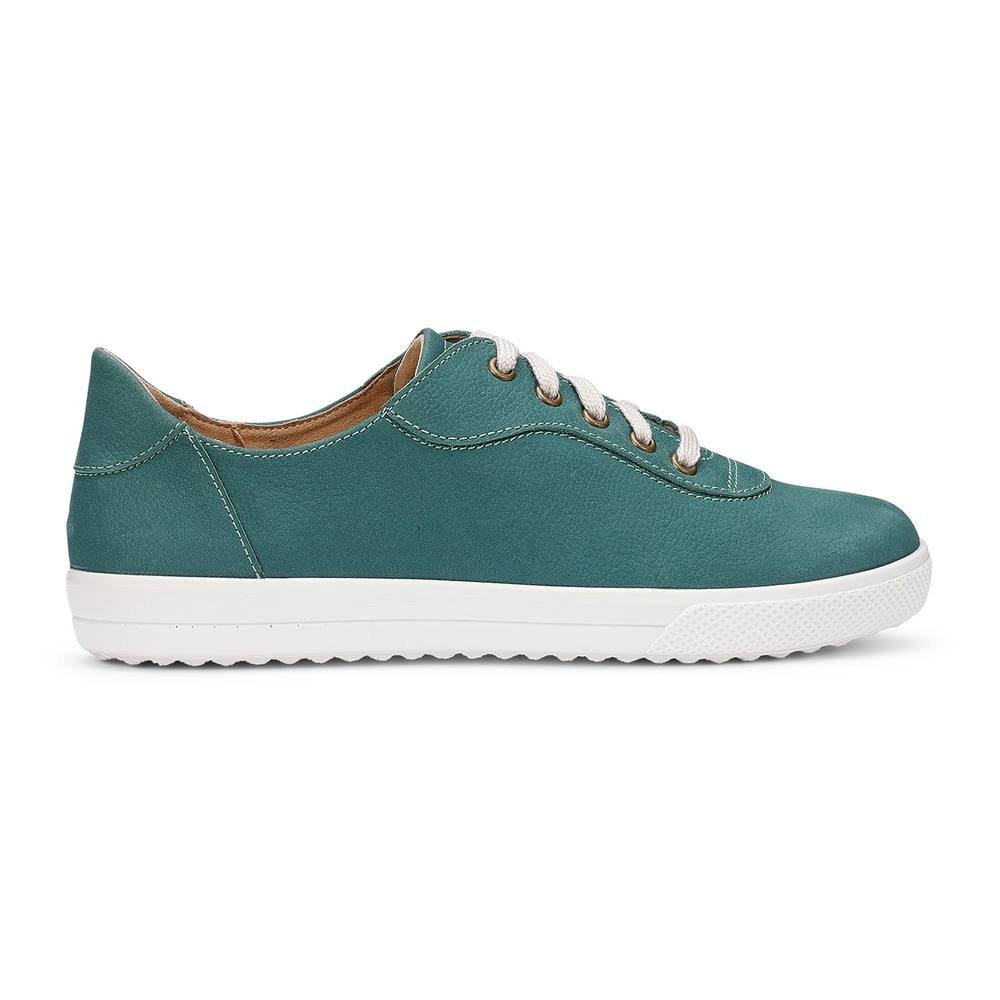 Hotter Hotter Women's 'Rosie' Nubuck Trainers in Teal - 2