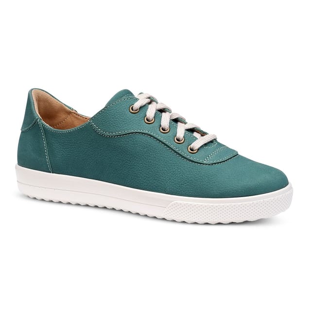 Hotter Hotter Women's 'Rosie' Nubuck Trainers in Teal - 2