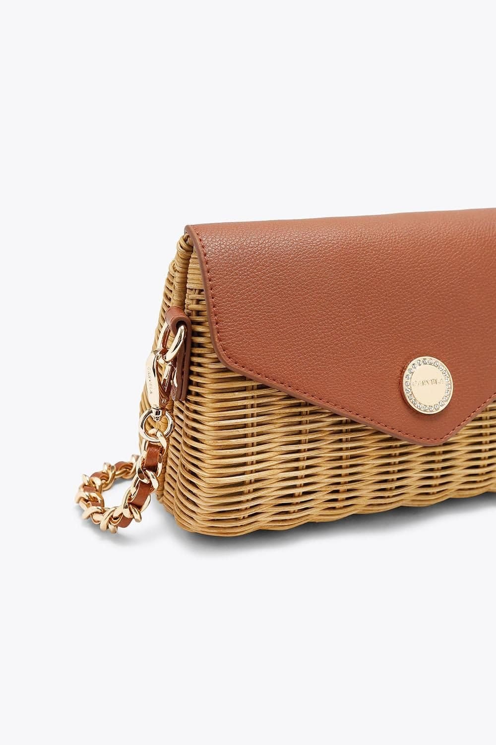 Carvela Carvela Women's 'Mariana Mini Basket' Bag in Tan - 4