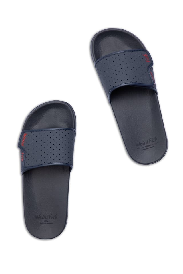 Weird Fish Weird Fish Men's Oliver Pool Sliders in Navy - 2