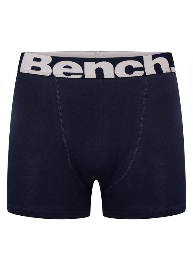 Bench Bench Men's 10 Pack 'Yalden' Cotton Rich Boxers in Black - 3