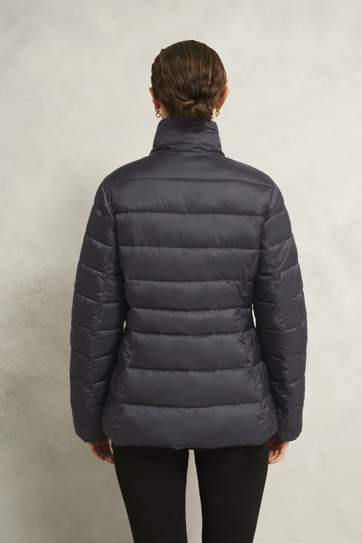 Hobbs London Hobbs London Women's Tana Puffer in Dark Grey - 4