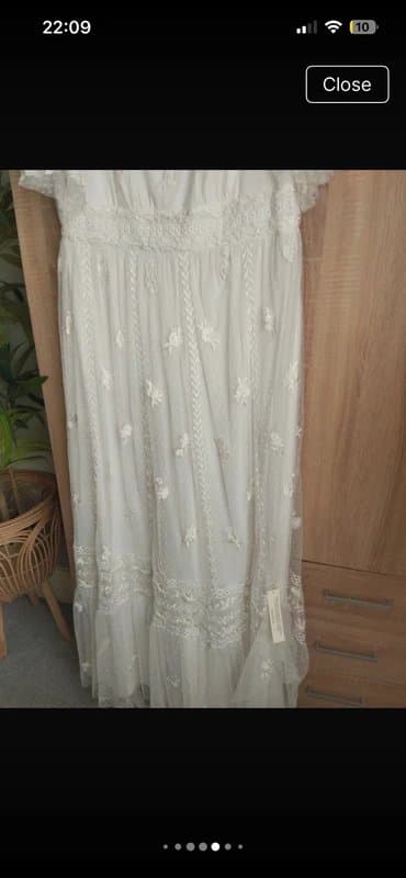 Monsoon Monsoon Julita Wedding Dress Ivory UK 14 BNWT Boho Lace Bridal Gown