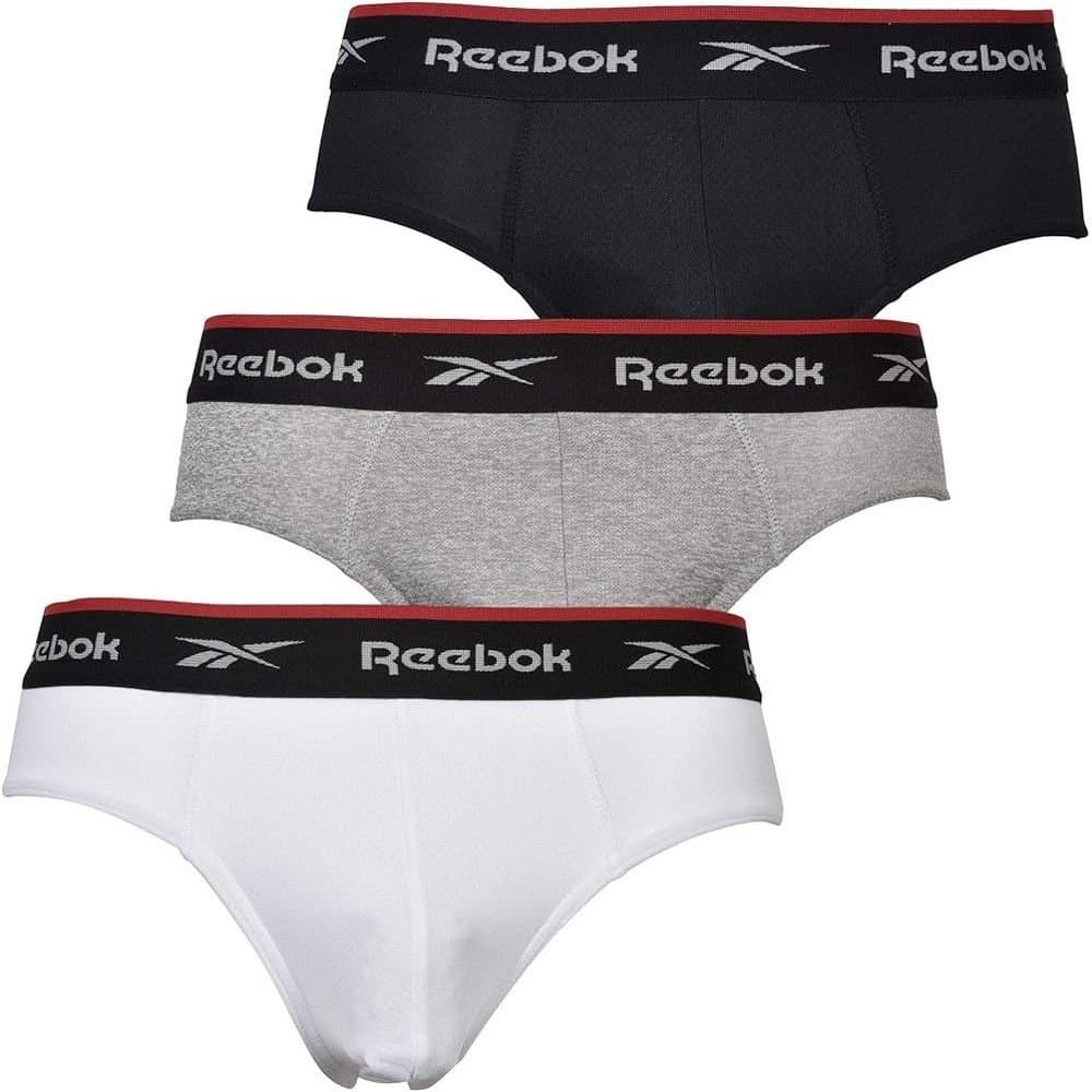 Reebok Reebok Men's Wiggins Sports Briefs (Pack of 3) in Black