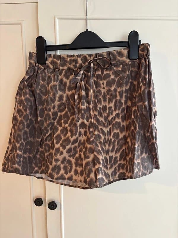 ASOS Design Leopard print shorts