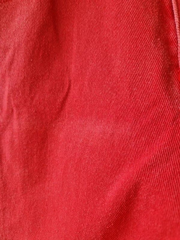 Never Fully Dressed Never fully dressed women's Red Scallop Pocket Detail Jeans size 12