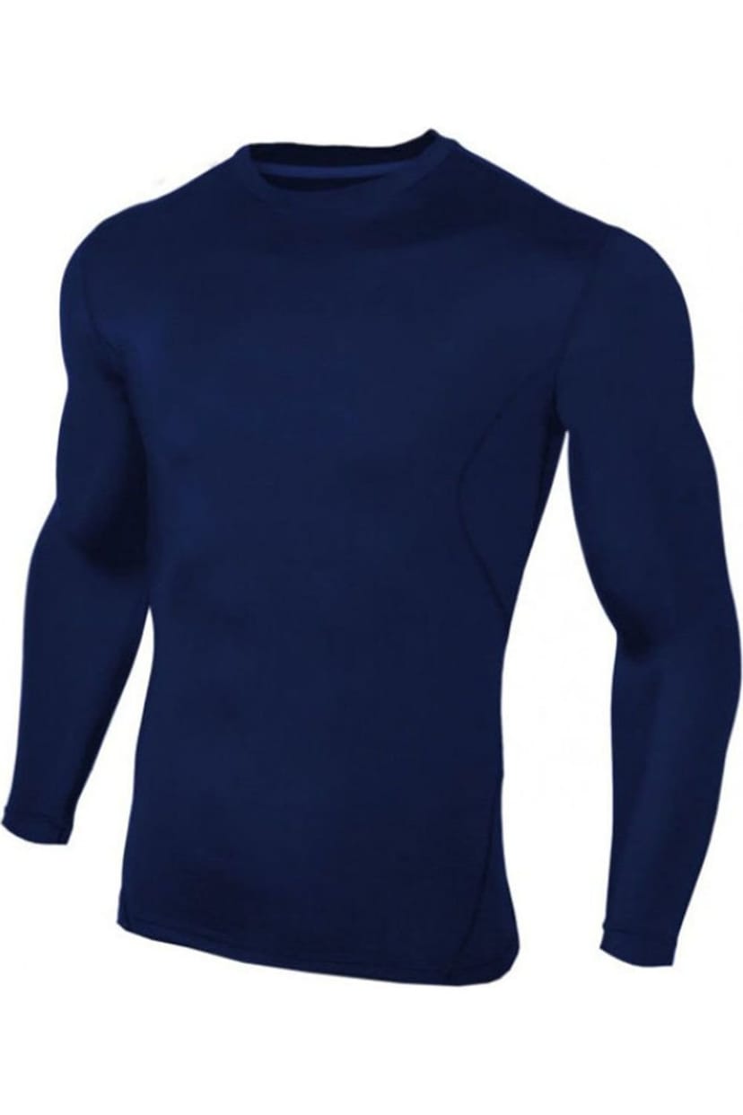 Carta Sport Carta Sport Men's Long-Sleeved Base Layer Top in Navy - 1
