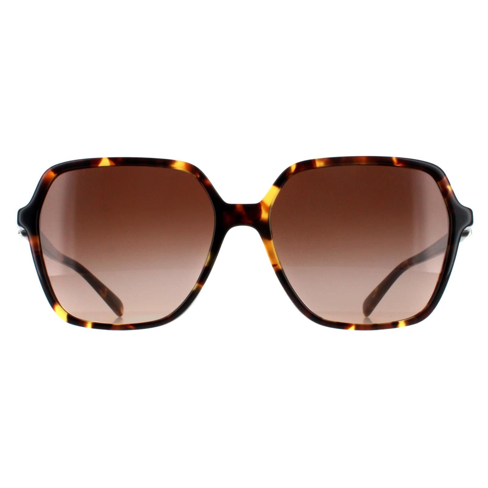 Michael Kors Michael Kors Women's Square Dark Tortoise Brown Gradient MK2196U Jasper - 1