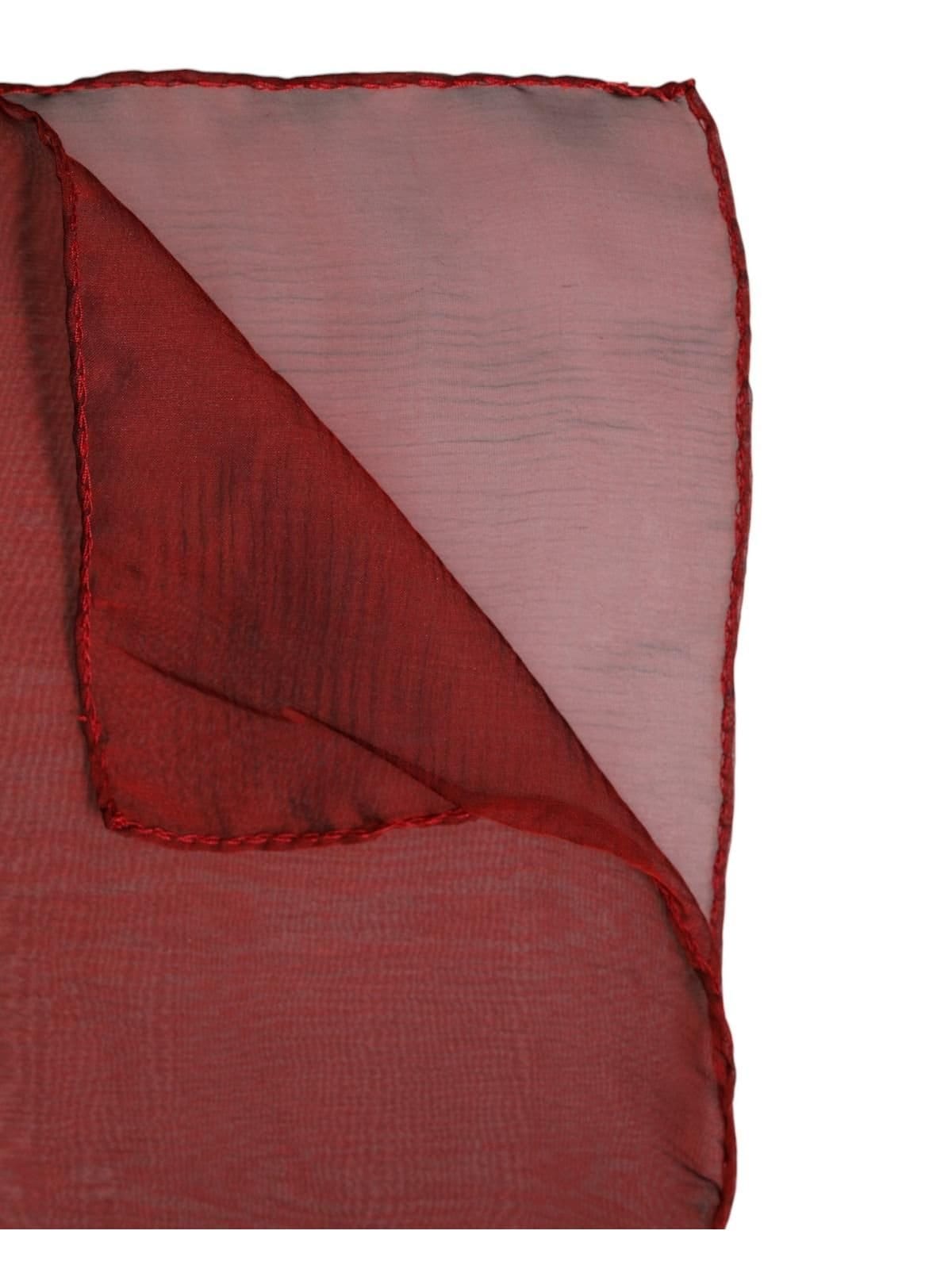 Dolce & Gabbana Dolce & Gabbana Women's Red Silk Rectangle Wrap Shawl Scarf - 4