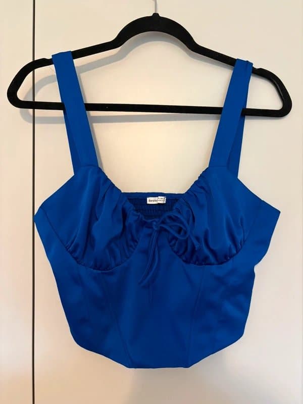 Bershka Royal Blue Bershka Corset