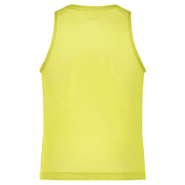 James and Nicholson James and Nicholson Men's Team Plain Vest Top in Yellow - 2