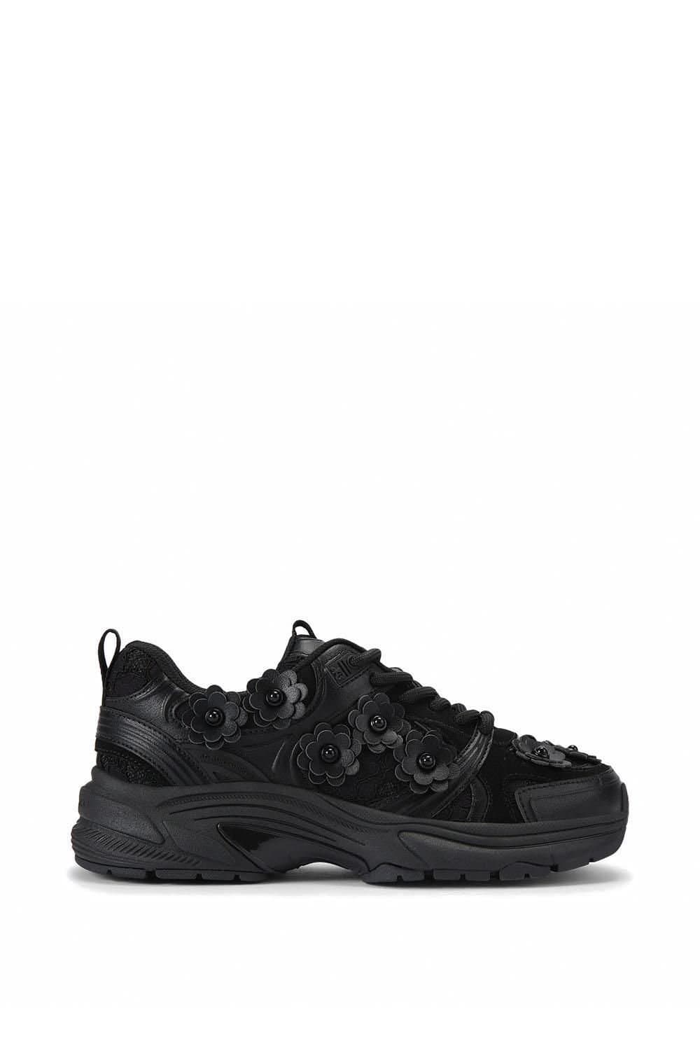 KG Kurt Geiger KG Kurt Geiger Women's 'Lexie Flower' Trainers in Black