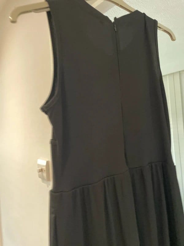 No Label Black Jumpsuit With Side Pockets