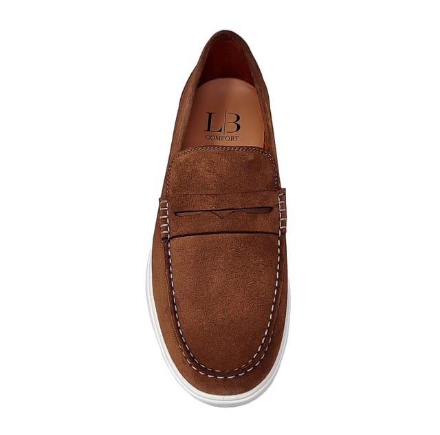 LB COMFORT LB COMFORT Men's Claudio Leather Shoes in Brown - 3