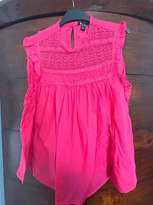 New Look Lace Panelled Sleeveless Top