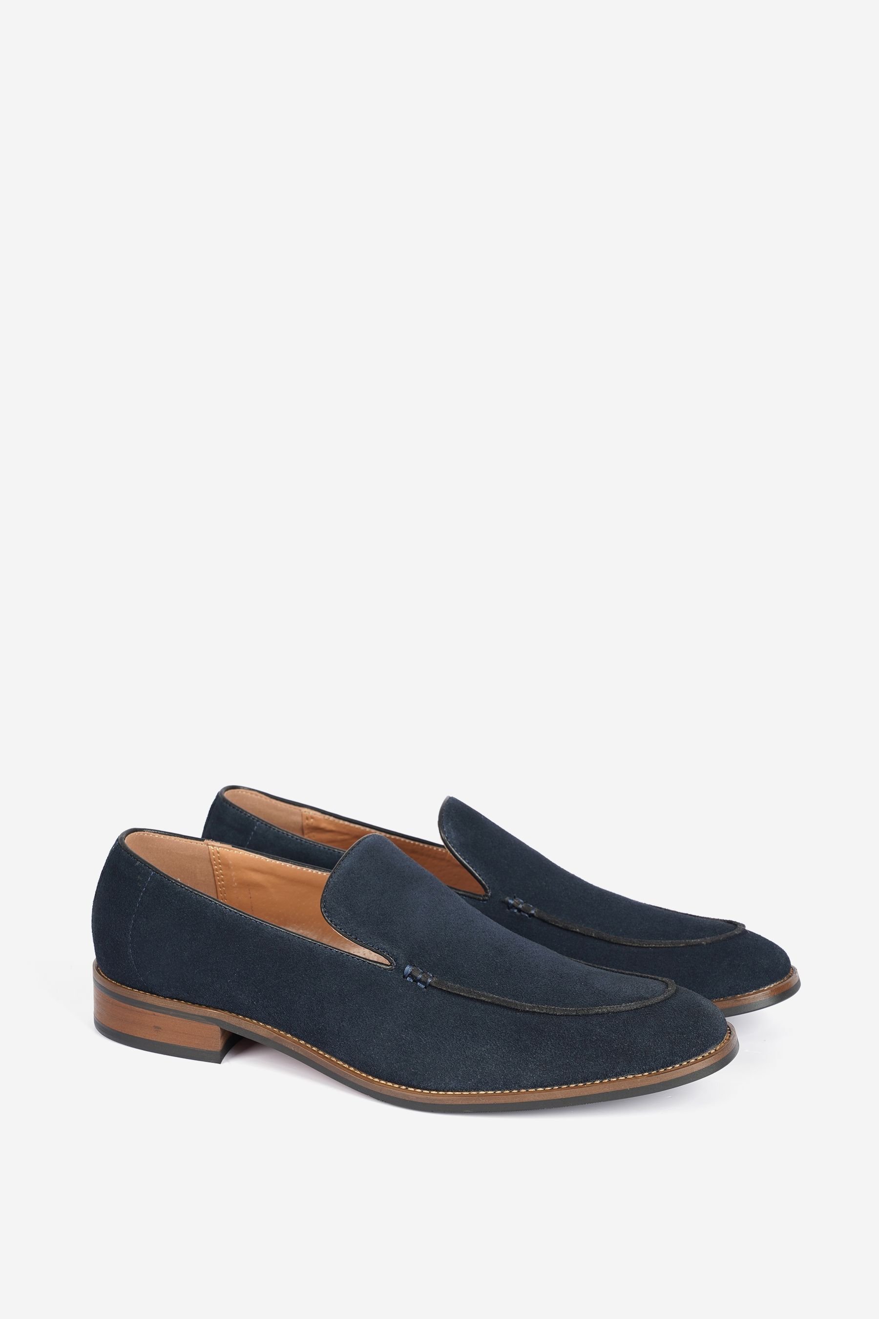 Alexander Pace Alexander Pace Men's 'Alsen' Premium Suede Loafers in Dark Navy - 3