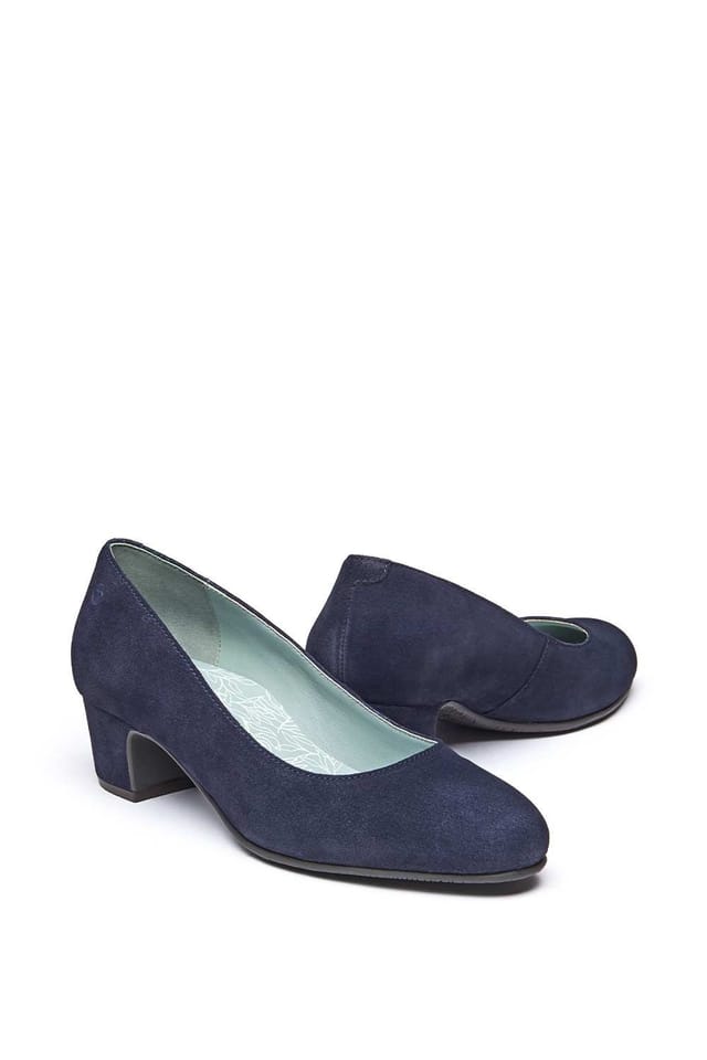 Moshulu Moshulu Women's 'Keel Suede' Court Shoes in Indigo - 2