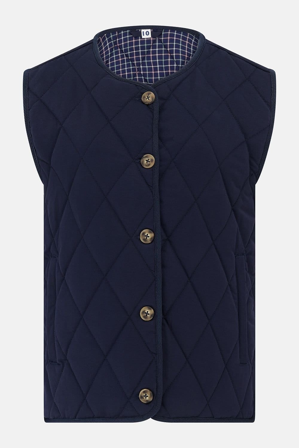 Lighthouse Clothing Lighthouse Clothing Women's Sloane Gilet in Navy - 1