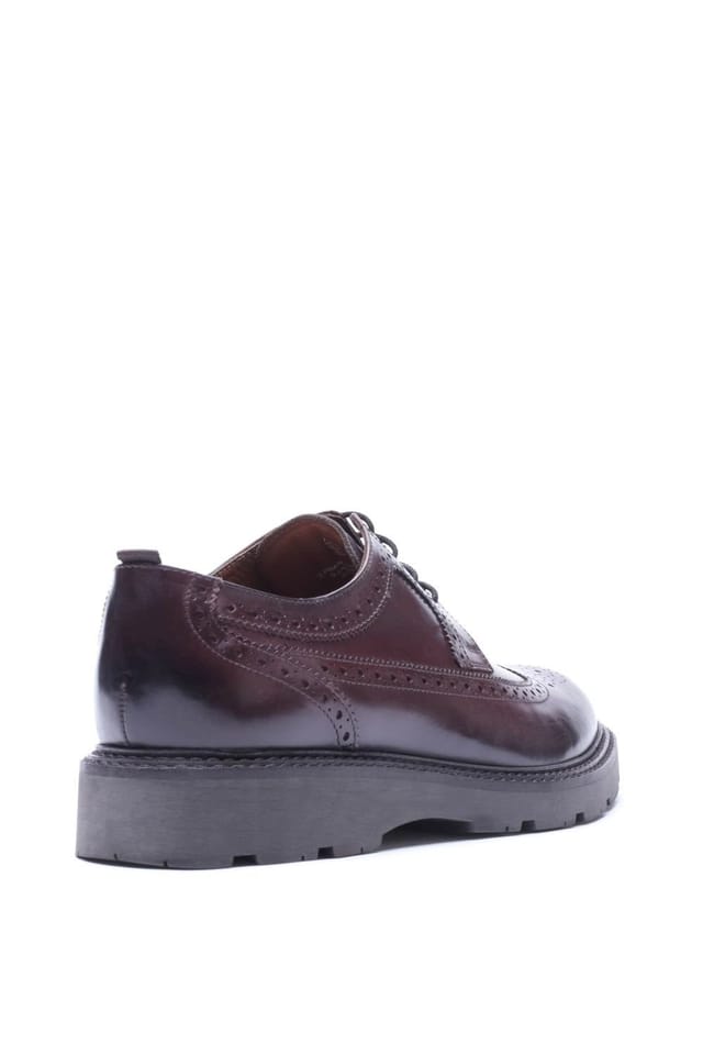 Base London Base London Men's Phase Brogue Shoe in Brown - 2