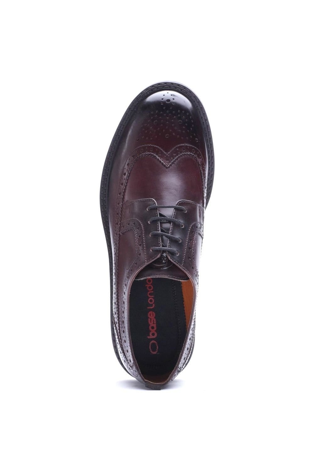 Base London Base London Men's Phase Brogue Shoe in Brown - 4