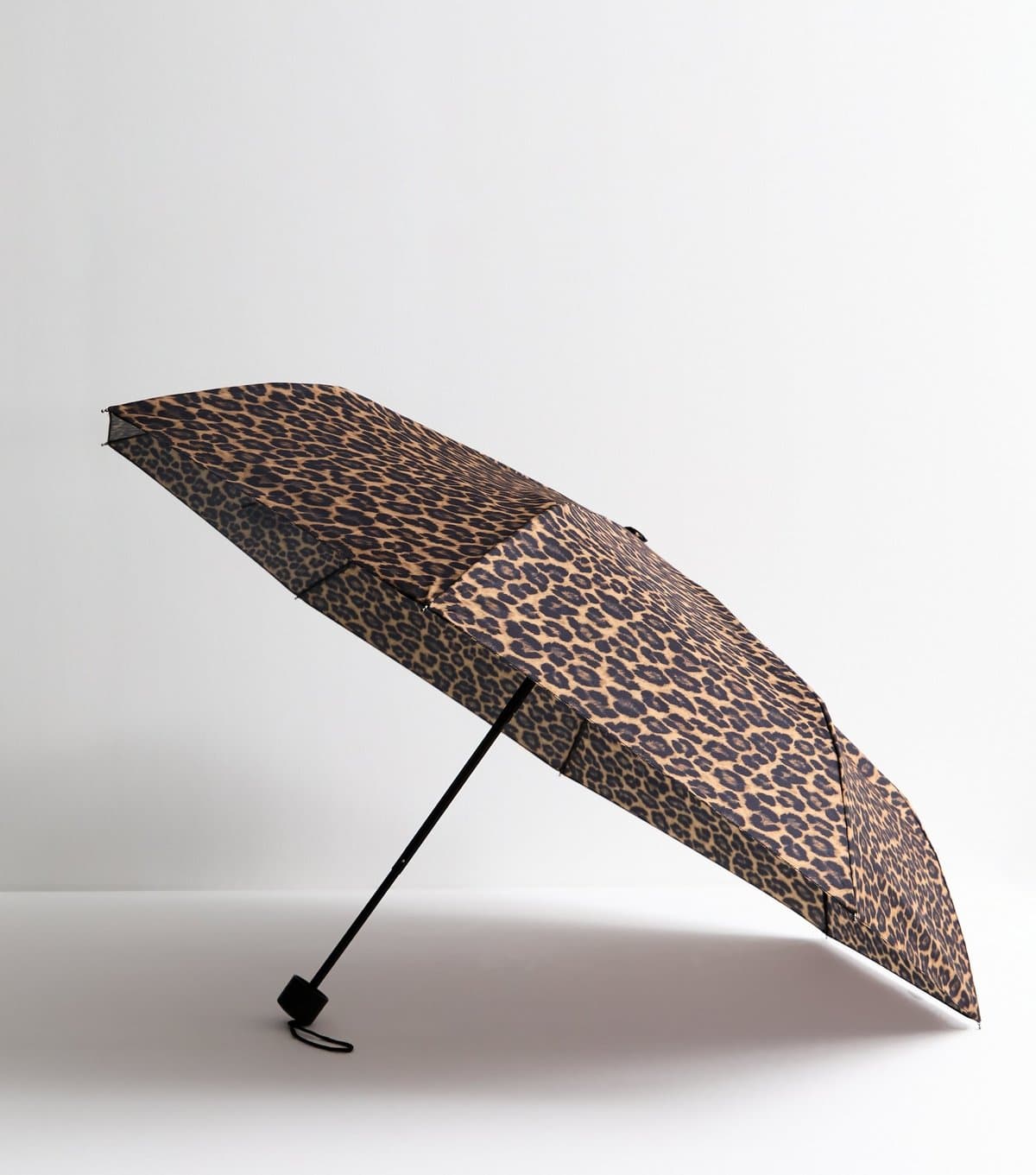 New Look Brown Leopard Print Umbrella New Look