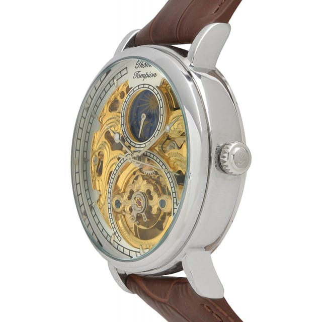 Thomas Tompion Thomas Tompion Men's TT-2124 Observatory 44mm Automatic Watch in Brown - 2