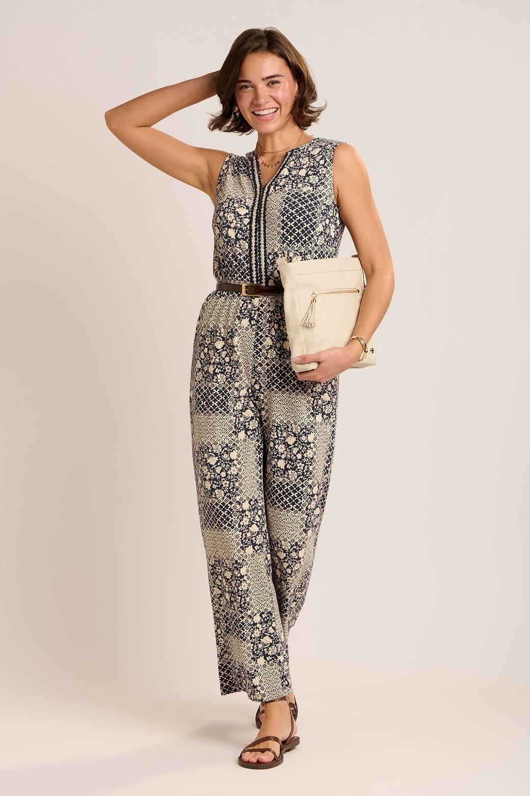 Brakeburn Brakeburn Women's AMANDA JUMPSUIT in Navy - 4