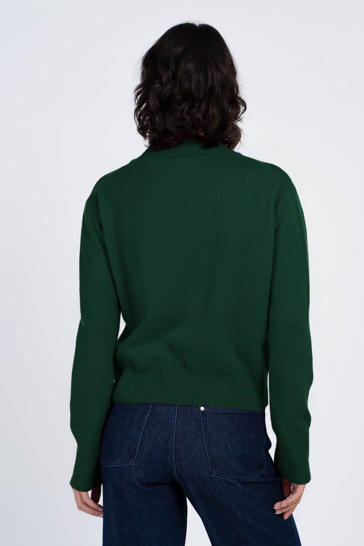 Kettlewell Kettlewell Women's Tina Merino Sweater in Bottle Green - 4