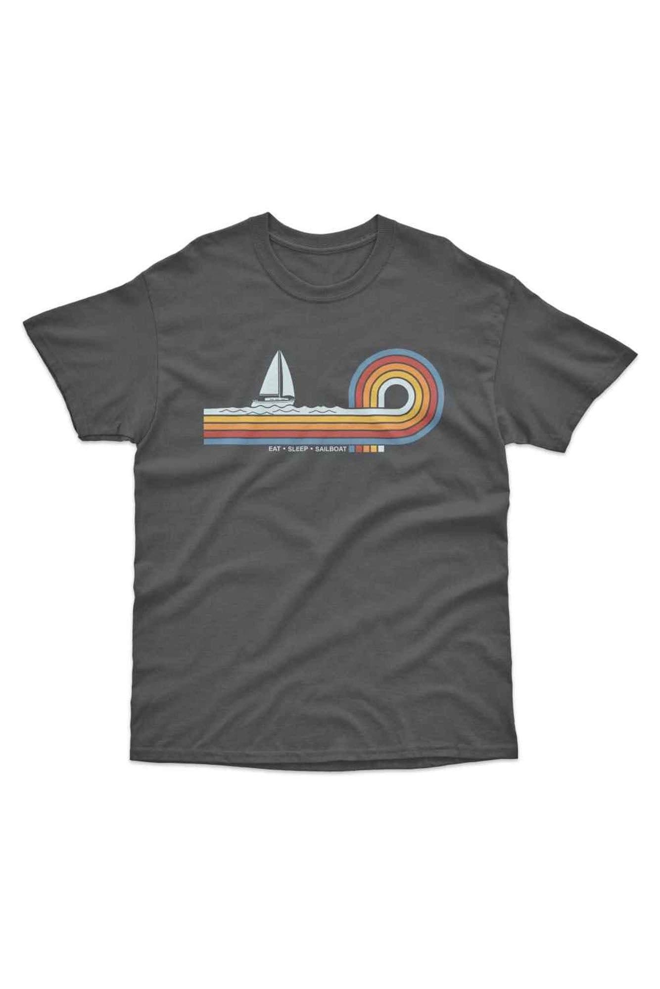 Bad Zebedee Dark Grey Cotton Crew Neck T-Shirt