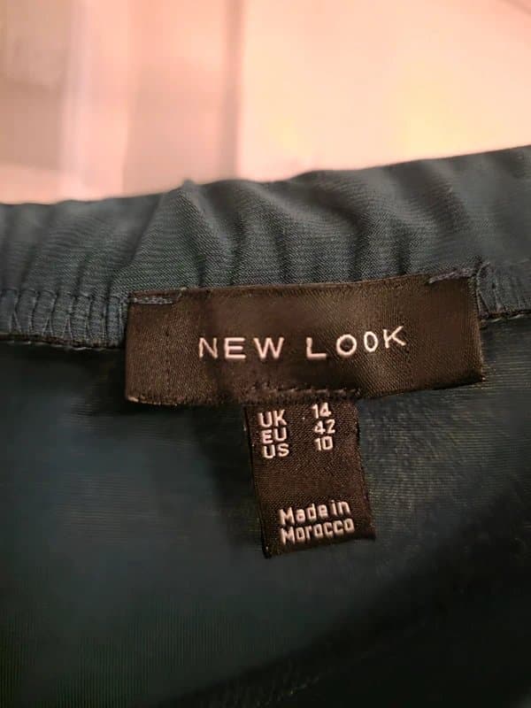 New Look New Look Dark Green Scuba Skirt