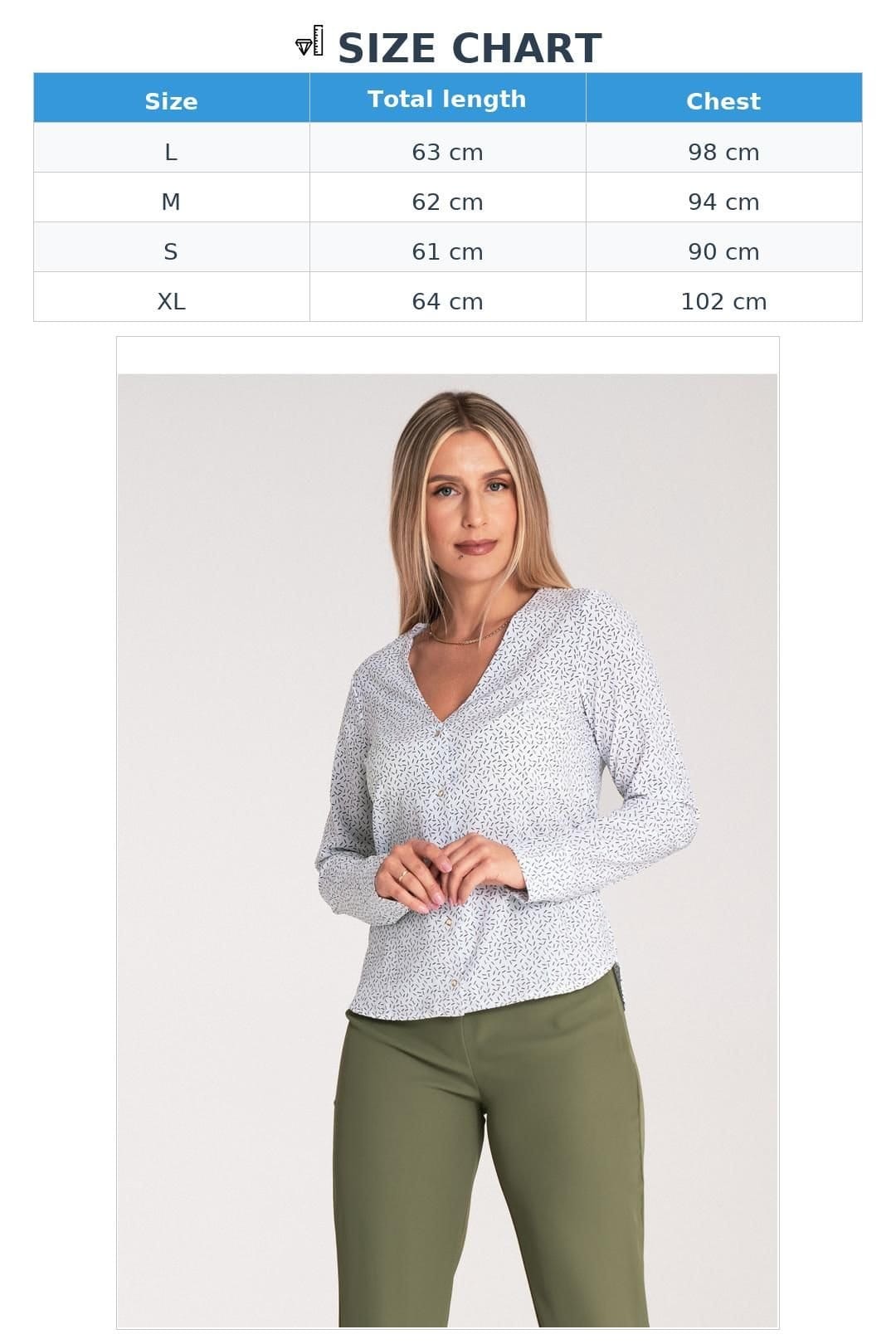 Love Lace Love Lace Women's Long Sleeve Heart Neck Fitted Shirt Press Studs - 4
