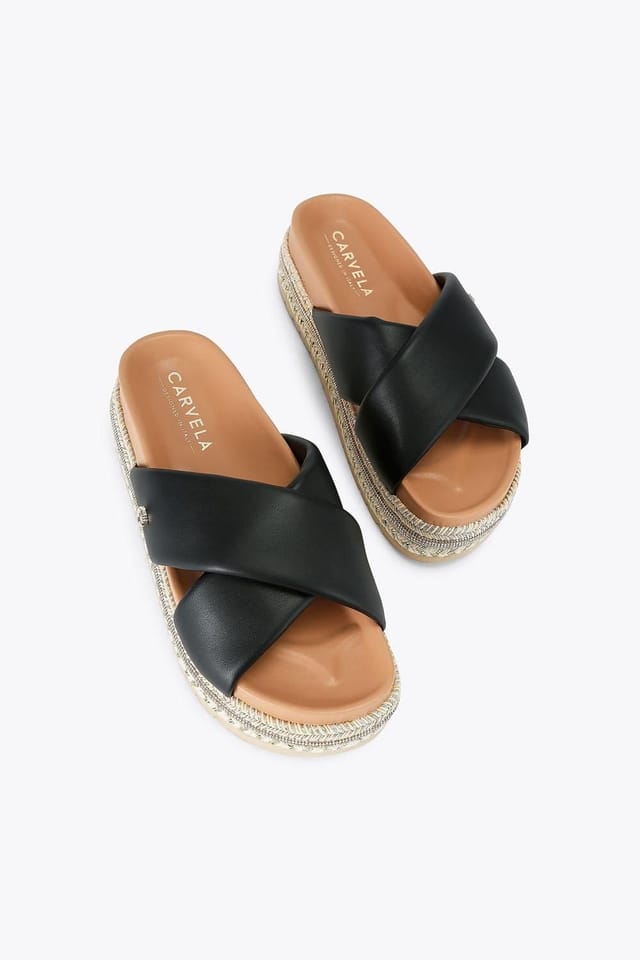 Carvela Carvela Women's 'Fascino Flatform' Flats in Black - 2