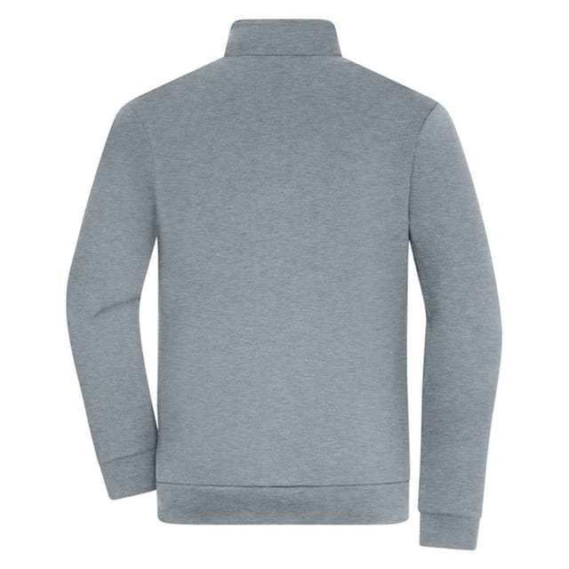 James and Nicholson James and Nicholson Men's Sporty Jacket in Light Grey - 2