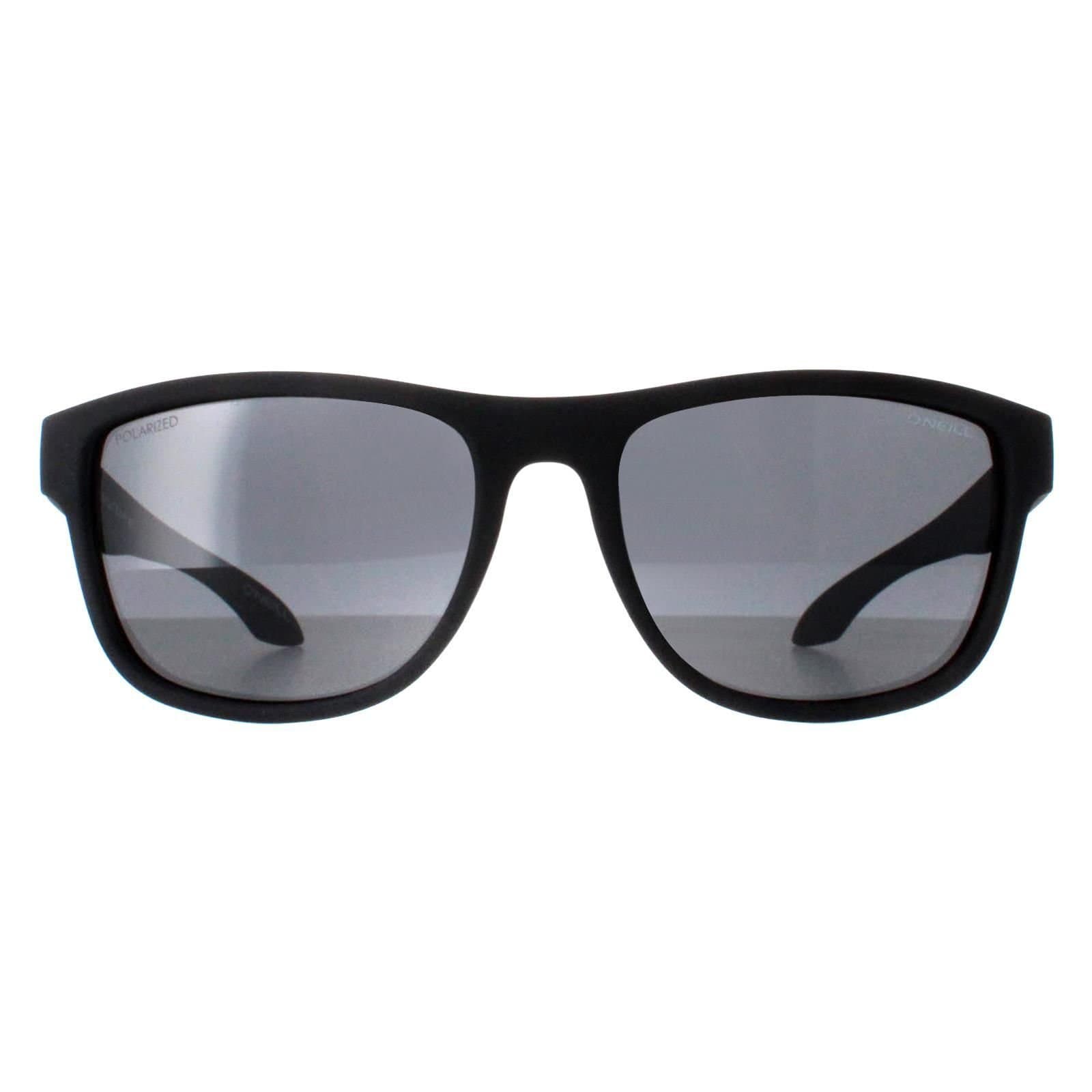 ONeill O'Neill Men's Oval Matte Black Grey Polarized Coast