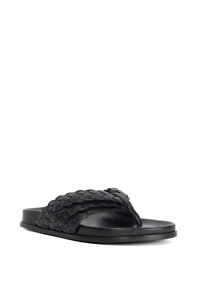 Dune London Dune London Women's 'Lindie' Leather Sandals in Black - 2