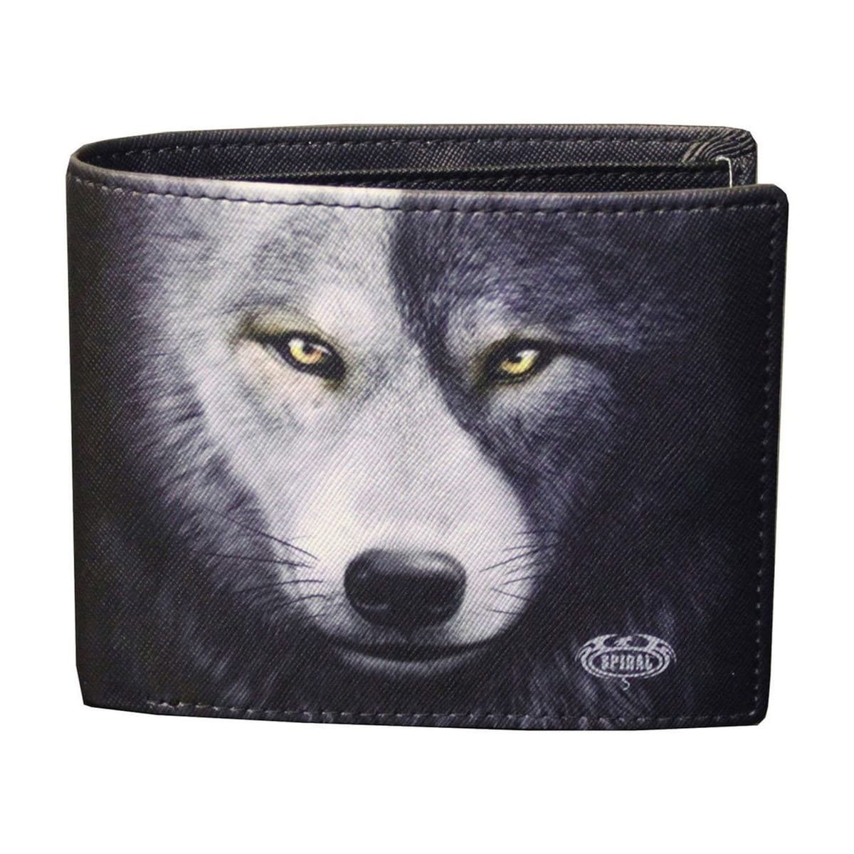 Spiral Direct Spiral Direct Men's Wolf Chi Wallet in Black - 1
