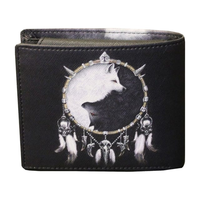 Spiral Direct Spiral Direct Men's Wolf Chi Wallet in Black - 2