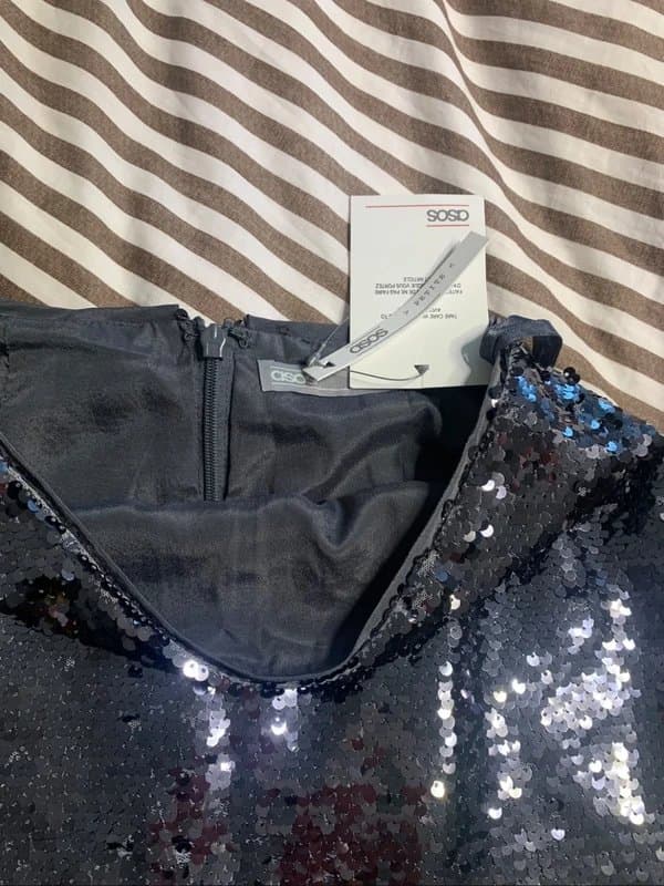 ASOS Asos black sequin skirt